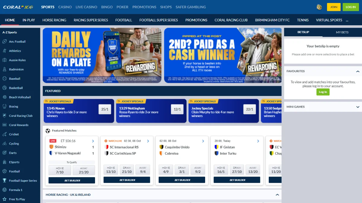 Coral homepage